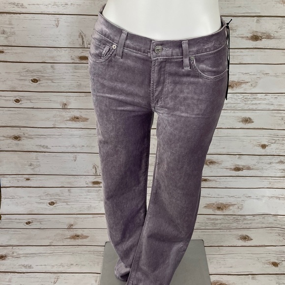 Citizens of Humanity Harlow Ankle Slim Velvet Pant - Picture 1 of 14